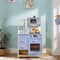 KidKraft Cheerful Chef Blue Wooden Play Kitchen with 5 Accessories